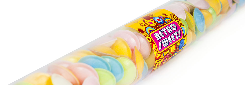 Retro Sweets Promotional Giant Tubes